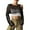 Black, variant on Women's Sexy Crop Top Ribbed Knit Cardigan With Cutout Detail