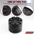 thumbnail image 5 of AUTOXBERT 4Pcs Jack Pad 125mm Diameter Lift Rubber Pad Frame Rail Adapter For Pinch Weld Side lifter Jacks Automotive 2-Post Car Lift Pad, 5 of 8