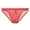 Red, variant on sunsanly Men Seamless Ice Silk Briefs Low-rise Ultra-Thin See-through Panties Solid Color Quick Drying Underwear