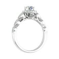 thumbnail image 2 of 3/4 Carat Cushion cut Diamond Engagement Ring in 10K White Gold (Ring Size 9), 2 of 4