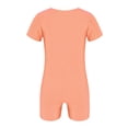 thumbnail image 2 of iiniim Kids Boys Girls Short Sleeves Ballet Dance Unitard Gymnastics Leotard Athletic Biketards Sports Bodysuit, 2 of 7