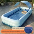 thumbnail image 3 of Piscine Gonflable, avec Auvent Piscine, PVC Épaissi Haute Performance Piscine Gonflable Adulte Piscine Familiale, 3 of 5