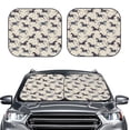 thumbnail image 2 of Hirioo Horse for 2PCS Windshield Sun Shade Foldable | Front Windshield Shade for Sun, Heat and UV Rays-Large, 2 of 6
