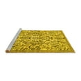 thumbnail image 2 of Ahgly Company Machine Washable Indoor Rectangle Persian Yellow Traditional Area Rugs, 3' x 5', 2 of 4
