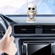 thumbnail image 4 of Bonita decoración de para coche, colgante para espejo retrovisor de coche, esqueleto oscilante, adorno colgante para coche, de noche, Sharpla Lindos colgantes de calavera, 4 of 8