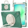 thumbnail image 1 of Funda para Samsung Galaxy Tab A11+ Plus de 11 pulgadas (2025) y A9+ Plus de 11 pulgadas (2023), cubierta de silicona resistente con asa, soporte de 360°, correa y soporte para S Pen., 1 of 9