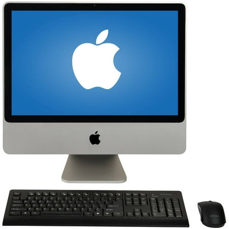 Refurbished Apple MA876LL/A All-in-One iMac with Intel Core 2 Duo Processor, 4GB Memory, 20" Display, 250GB Hard Drive and Mac OS X 10.11 El Capitan