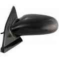 thumbnail image 2 of For Saturn SL/SL1/SL2/SW2 1996 97 98 99 00 01 2002 Door Mirror Driver Side | Manual Glass | Gloss Black | Replacement For GM1320184 | 21170589, 615343531717, 2 of 6
