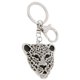 thumbnail image 1 of Llavero Con Cabeza de Leopardo y Diamantes de Imitación, Colgante Brillante para Bolso para Niñas, Con Llavero Para Llaves, Carteras, 1 of 7