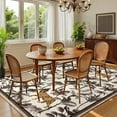 thumbnail image 2 of Garvee 5x7 Tiger Area Rug Washable Rug, Tropical Jungle Plant Printed Rugs Non Slip Non Shedding Indoor Rug Carpet for Bedroom Living Room Dining Room, Camel, 2 of 8