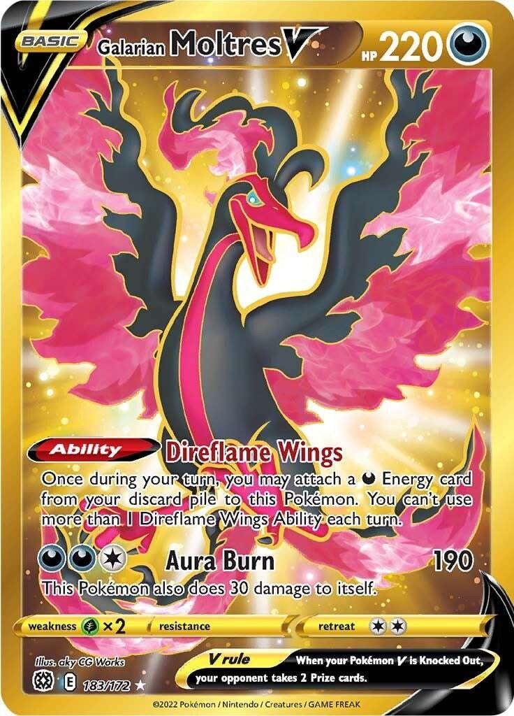 Pokemon Card Sleeves Galarian Moltres, Zapdos, Articuno