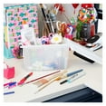 Logix Stackable Craft Storage Box and Organizer with Locking Functions