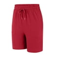 thumbnail image 6 of Women's Casual Pants Women'S Linen Shorts Casual Long Linen Shorts High Waisted Comfy Summer Shorts,Red Women's Casual Pants XXL, 6 of 9
