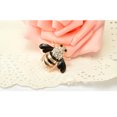 thumbnail image 2 of Abeja broche esmalte lindo exquisito diamantonismo encantador romántico vendimia pechuga de la vendimia día de San Valentín broches para mujer regalo de joyería negro kenally AP004693-01, 2 of 7