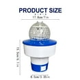 thumbnail image 2 of Sales Today Clearance! GIFTSCA Floating Dispenser Solar Pool Lighting Underwater Dispenser For Pool Solar Floating LED Pool Lighting Garden Decoration Pool Light, 2 of 2