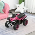 thumbnail image 2 of Kids Bike Aosom NO Power Kids Ride On Push Car, Ride Racer, Foot-to-floor Sliding Car, Walking ATV Toy with Music, Lights, for 1.5-3 Years Old, Pink,Boys Bike, 2 of 10
