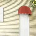 thumbnail image 4 of Awntech 4.38 Ft Bostonian Dome-Shaped Fixed Awning Canopy (52.5in x 32.25in x 26.25in), Terracotta, 4 of 4