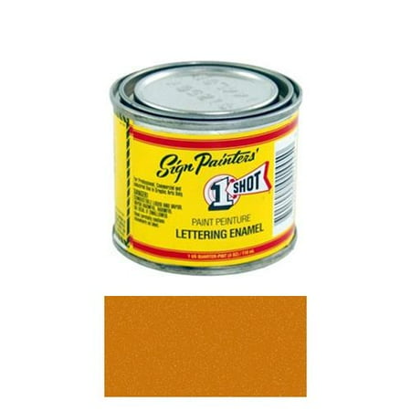 - 1/4 Pint 1 Shot METALLIC COPPER Paint Lettering Enamel Pinstriping & Graphic Art
