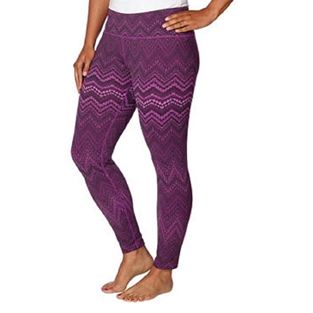 Tuff Tuff Athletics Ladies' Printed Active Yoga Legging (Magenta