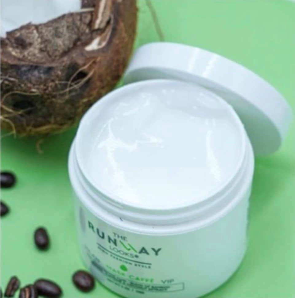 The Runway Looks Deep Conditioning Hair Mask, With Coconut, Bamboo & Caffeine (4oz)