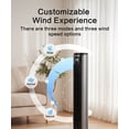 thumbnail image 5 of NFTIGB Tower Fan for Bedroom, 36 inch Oscillating Fans that Blow Cold Air, 3 Speeds, 3 Modes 12H Timer, Standing Floor Fan for Home Office, Black, 5 of 7
