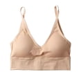 thumbnail image 2 of Top corto deportivo de bienestar Salvador para mujer con tirantes finos sin aros acolchado, 2 of 10