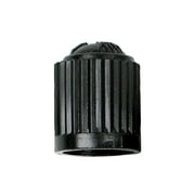 Slime Black Plastic Replacement Valve Caps (4PC) - 22049