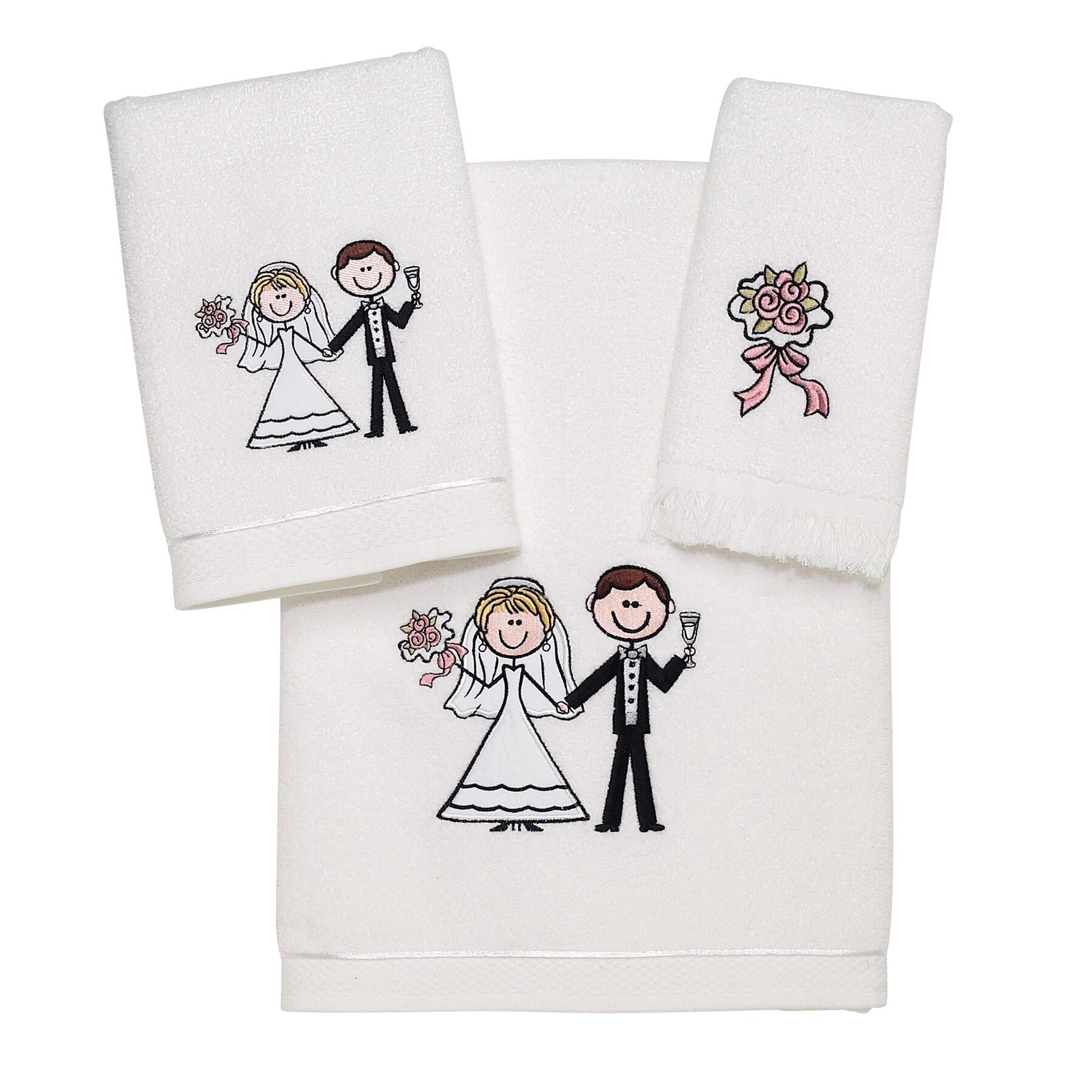 Avanti Linens Avanti Bride & Groom Hand Towel