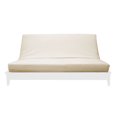 thumbnail image 1 of Premium Cotton/Polyester Futon Cover by Prestige Furnishings - Solid Collection - Solid Natural - King Size (78" x 80"), 1 of 6