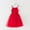 Red, variant on RTKFRFLM Girls Spaghetti Strap Dress Kids Rib-Knit Patchwork Mesh Tutu Gown Toddler Elegant Puffy Princess Dress Children's Trendy Summer Sundress for Party and Daily Wear Pink