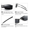 thumbnail image 3 of Gafas de sol SUNGAIT ultraligeras polarizadas para hombre SGT559ZHX-QH-HH, 3 of 7