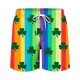 thumbnail image 5 of Ceisia Men's St. Patrick's Day Rainbow Stripe & Clover Print Swim Trunks Up to 5XL Plus Size Quick Dry Beach Shorts with Hidden Pocket Gifts, 5 of 6