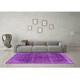 thumbnail image 3 of Ahgly Company Indoor Rectangle Oriental Purple Industrial Area Rugs, 4' x 6', 3 of 4