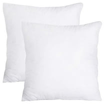 Down Pillow Inserts 2PCS - Ultra-Soft White Bed & Couch Pillows, Hotel Quality Decorative Inserts with Down-Proof Cover