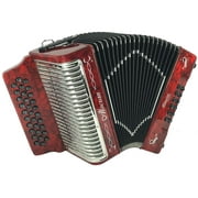 Alacran Button Accordion (Red, G/C/F)
