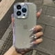 thumbnail image 5 of Funda de teléfono transparente con purpurina brillante de lujo para iPhone 16, 15, 14, 13, 12, 11 Pro Max, X, XR, XS, 7, 8, 16 Plus, funda suave transparente a prueba de golpes, 5 of 5