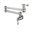 thumbnail image 3 of Brass Folding Kitchen Faucet Single Cooling Double Opening Wall Type Kitchen Tap Telescopic Rotating Washing Basin Sink Faucet ,bar Laundry RV Farmhouse, 3 of 4
