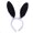 Black, variant on Miangastore 1Pcs Plush Design Rabbit Ear Headband Soft Fleece For Infants Toddlers Teens And Adults