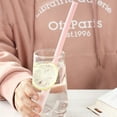 thumbnail image 4 of OULII 4Pcs Silicone Drinking Straws Foldable Reusable Tubes for Coffee Tea Smoothies Multi Color, 4 of 5