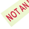 thumbnail image 2 of Clispeed 2Pcs Glow in Dark Not An Exit Sign Red Plastic Door Safety Sign for Shop Use, 2 of 8