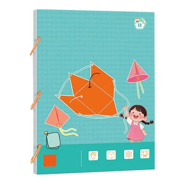 BaYuYPOO Pull-String Geometry Model Book - 3D Interactive Math Toy with 9-15 Shapes for Volume & Area Calculation, Hands-On Learning for Spatial Thinking, Kids Ages 7-12
