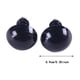 thumbnail image 4 of Hilo de todos los ojos negros Diy muñeca hecha a mano ojos negros oso de peluche de ganchillo Accesorios para muñecas 50 pares Total 100pc, 4 of 8