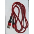thumbnail image 2 of ZheElen Charging Cable Nylon Braided Smart Data Cord USB Charger Wire Mobile Phone Accessory, Red, Replacement for iOS, 2 of 2