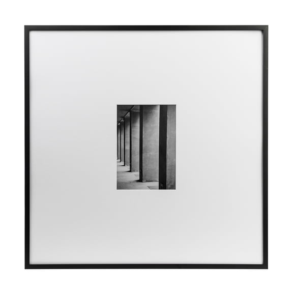 Better Homes & Gardens  5x7 Picture Frame  Black Matted Gallery Wall Photo Frame
