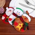 thumbnail image 5 of Porta cubiertos de cocina Bolsillos para cuchillos Compatible con tenedores Bolsa Decoración para fiestas navideñas, 5 of 5