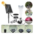 thumbnail image 2 of 2.5W/5W Solar Fountain Pump Mini Solar Powered Fountain Floating Water Outdoor Bird Bath For Bird Bath Pond Garden Decoration ,High Efficiency, 2 of 7