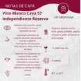 thumbnail image 2 of Vino Blanco Cava 57 Independiente 750 ml Vid Mexicana No aplica, 2 of 5
