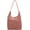 Pink, variant on CoCopeaunts Corduroy Tote Bag for Women Large Shoulder Bag Plain Students Bag Commute Top Handle Bag