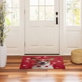 thumbnail image 6 of 32"x20" Door Mat Mat Absorbent & Non-Slip Entryway Rug Washable Floor Mat Dog with Heart-shaped Glasses, 6 of 8