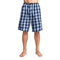 thumbnail image 2 of CYZ Men's 100% Cotton Plaid Poplin Woven Lounge/Sleep Shorts-F1710-M, 2 of 3